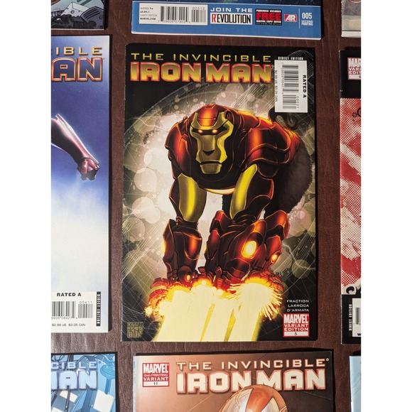 Iron Man Variant Lot (12) NM Range w/ 1st Rescue Pepper Potts MCU Marvel Comics - Picture 8 of 13